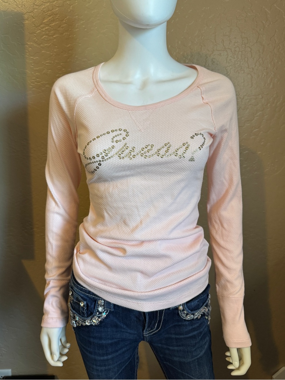 Guess long sleeve top small